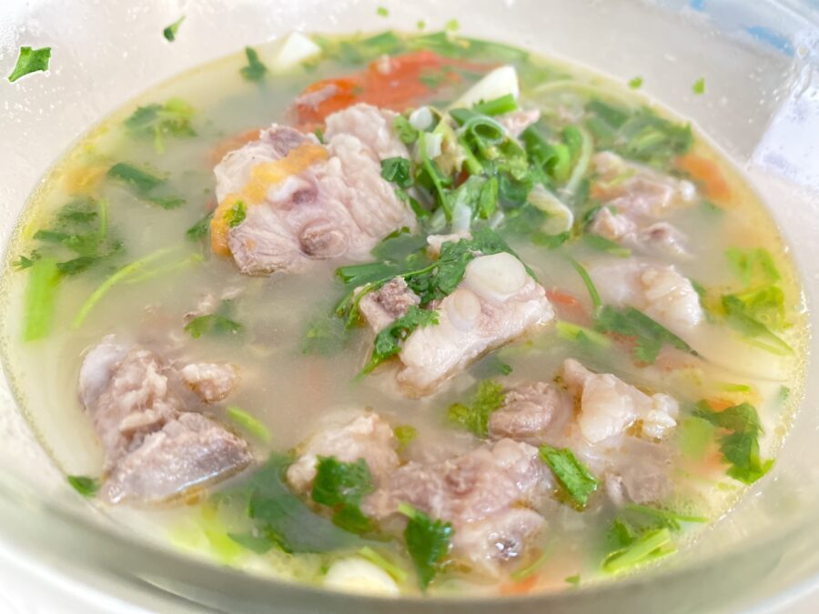 canh chua sườn non